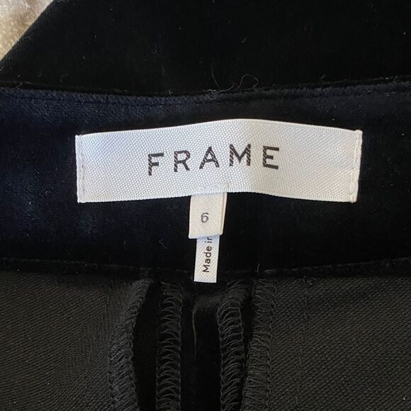 Black Velvet Flare Pants - Picture 9 of 9